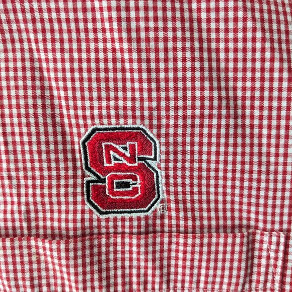 NC State Plaid Multi Color Button Up - Picture 4 of 6